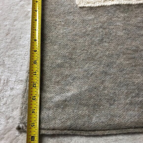 TORY Burch Gretchen Mixed Wool Blend Knitted Turtleneck Sweater Size Small - Picture 12 of 13